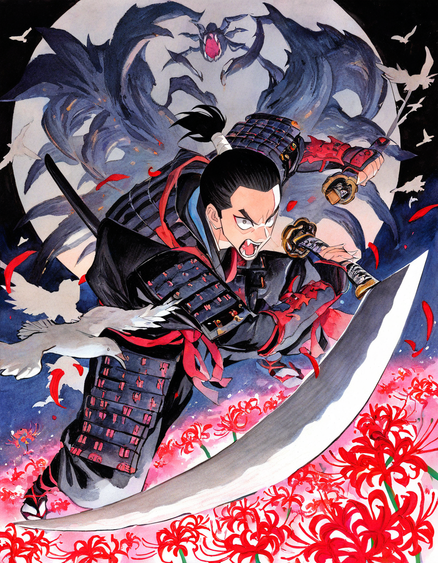 水彩漫画风格测试