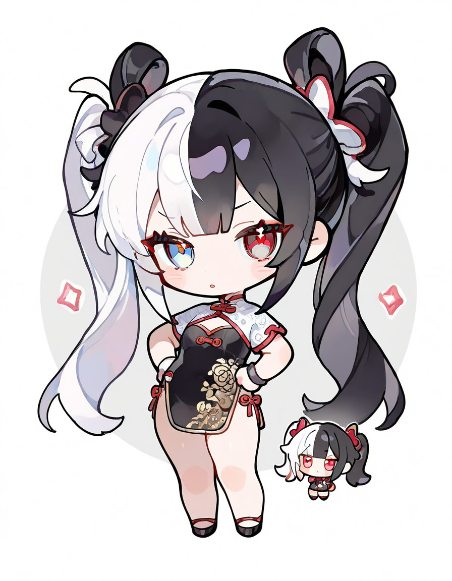 双生配色的小可爱