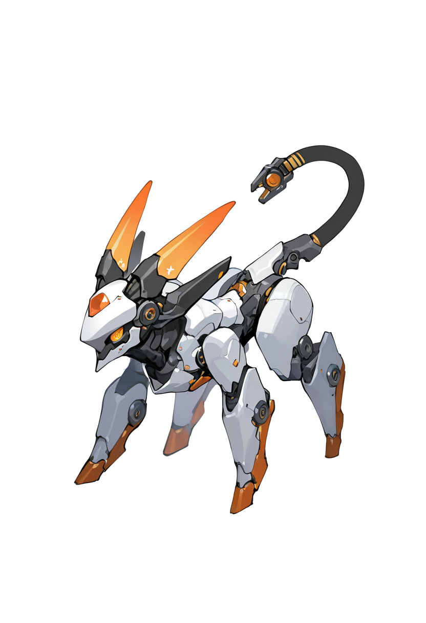 创生宠物机甲对战-橙能羊型机器人