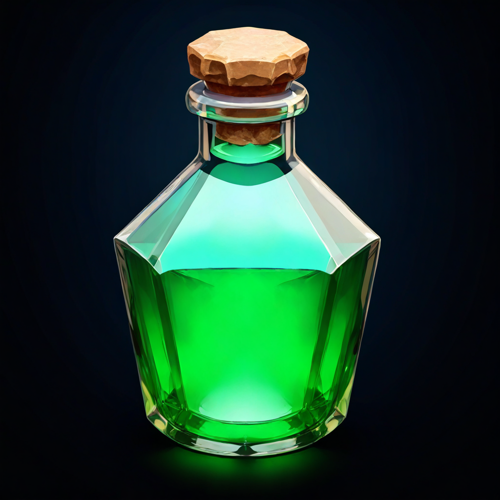 游戏道具药水瓶