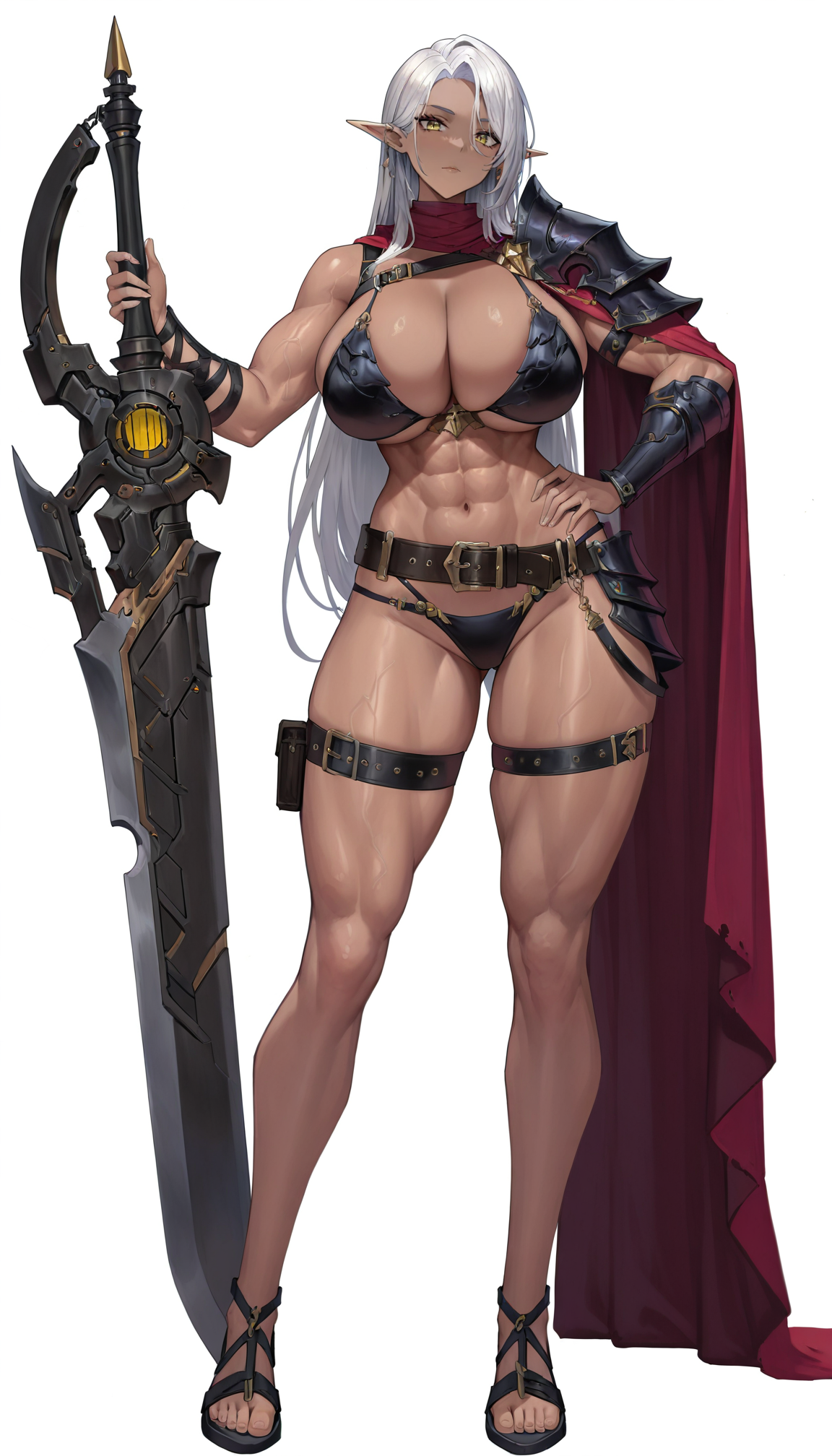 半精灵女战士13