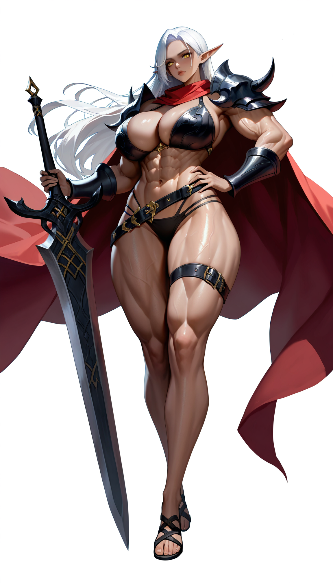 半精灵女战士12