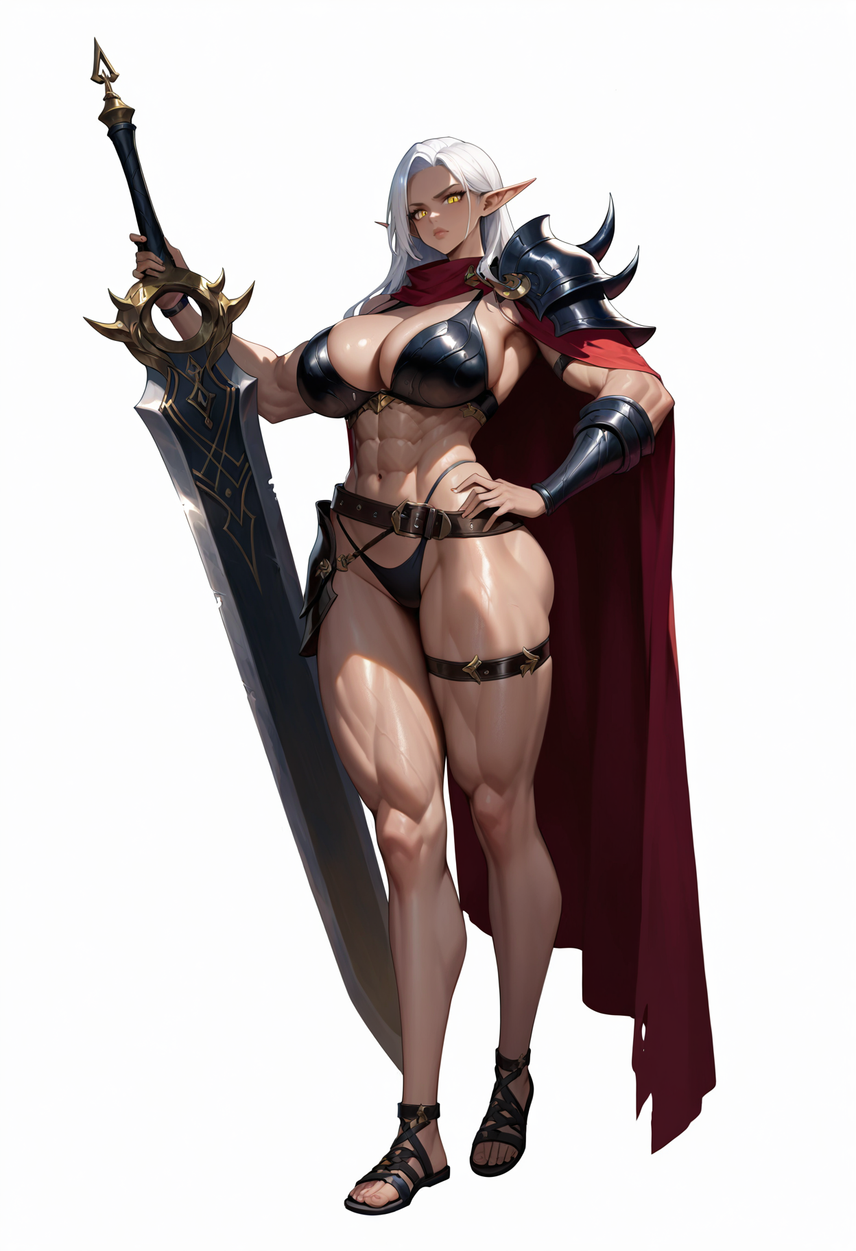 半精灵女战士11