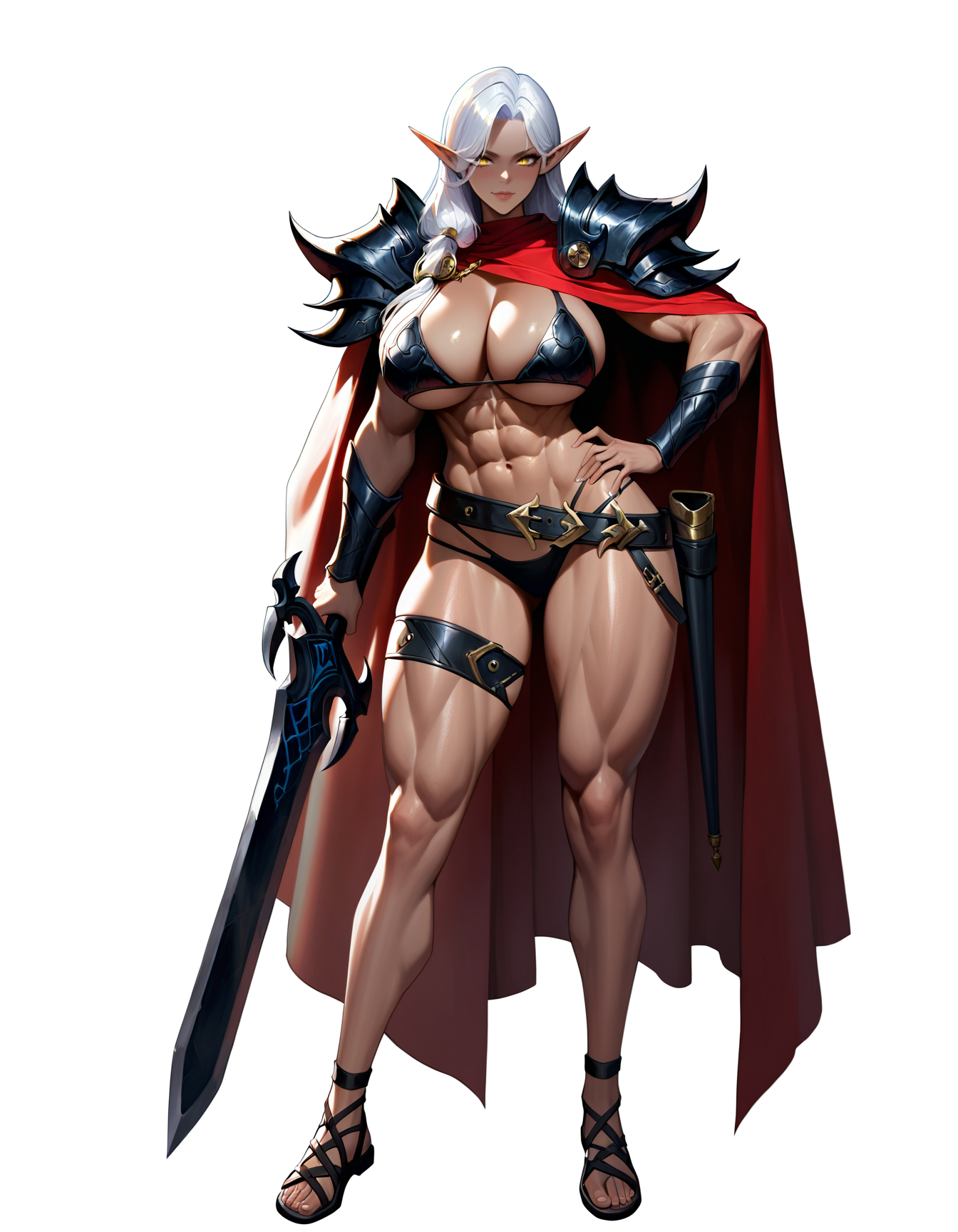 半精灵女战士12