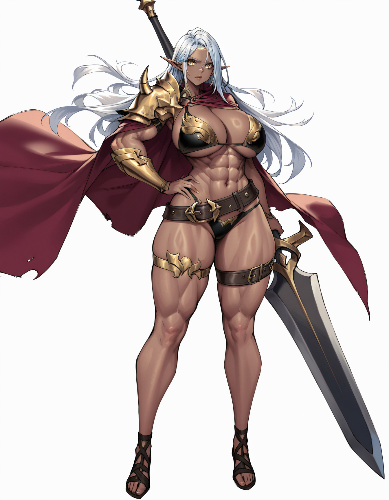 半精灵女战士10