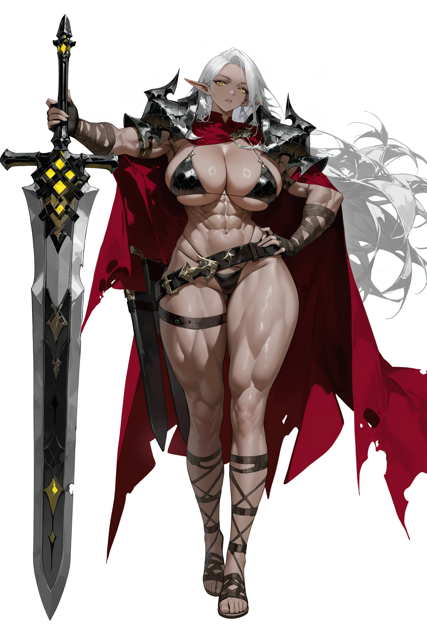 半精灵女战士15