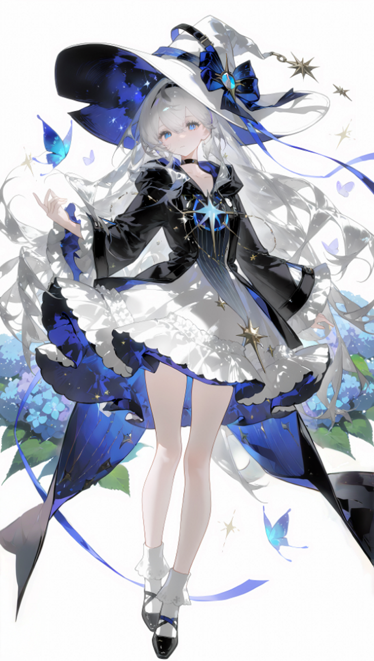 白魔女魔女帽