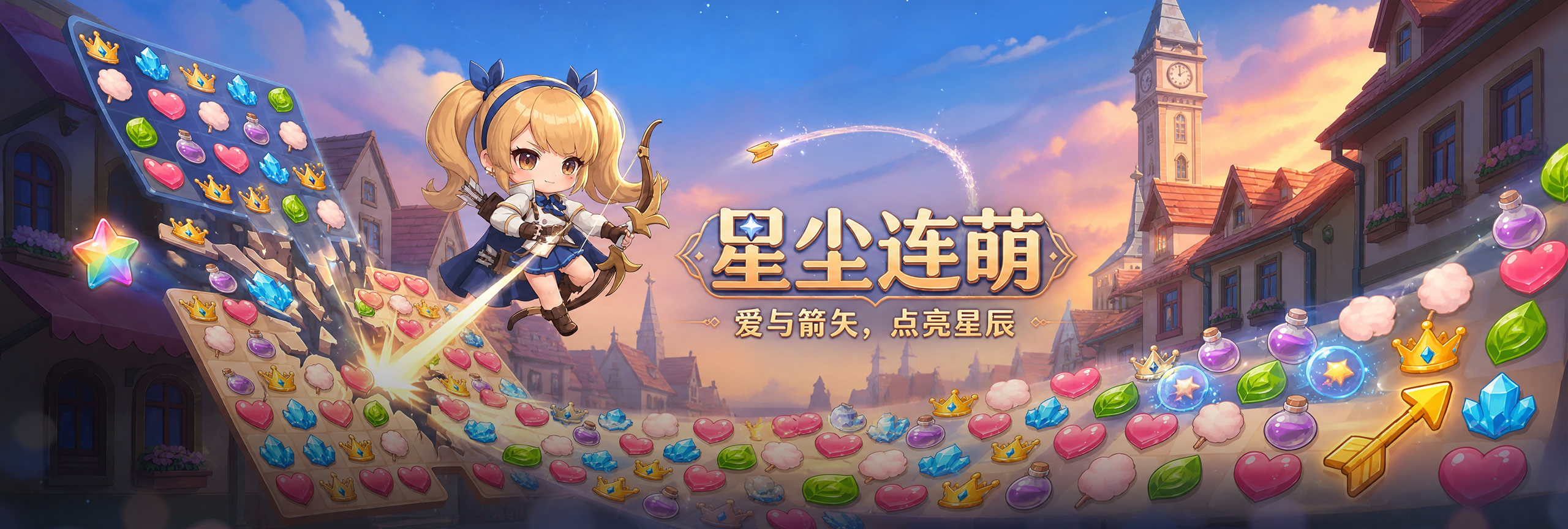 神速！两小时完成一套消除游戏界面